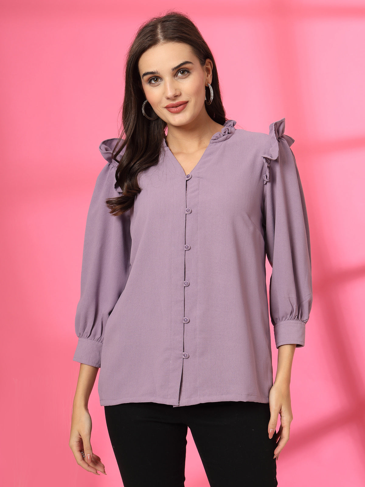 Women Cotton Shirt Style Top