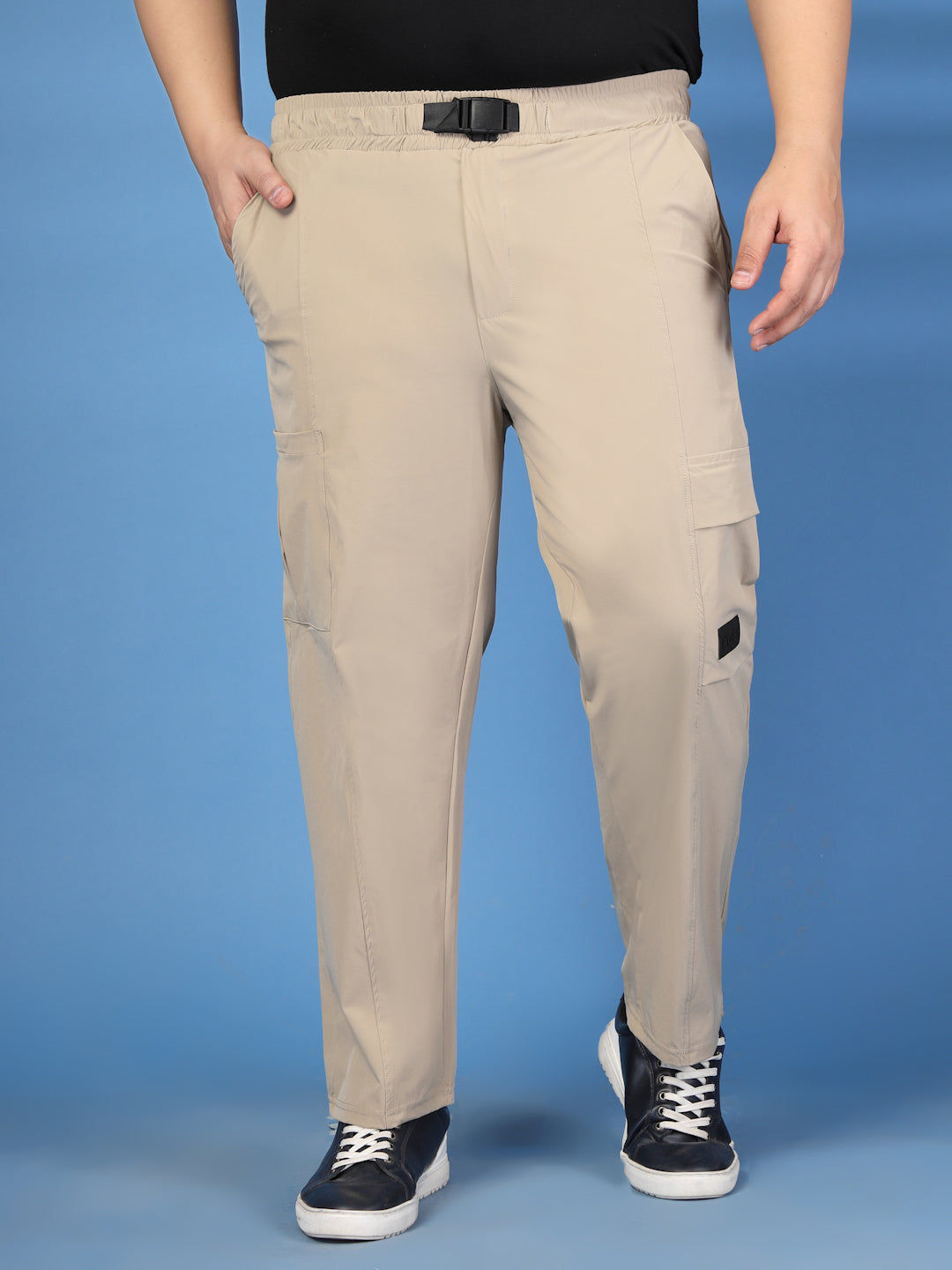 Plus Size Nylon Street Cargo & Weightless Jogger