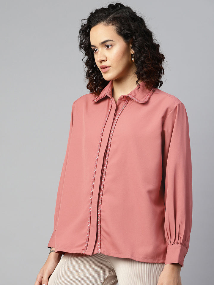 Solid Opaque Casual Shirt