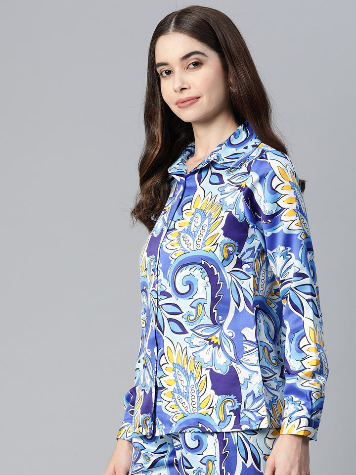 Floral Printed Casual Shirt