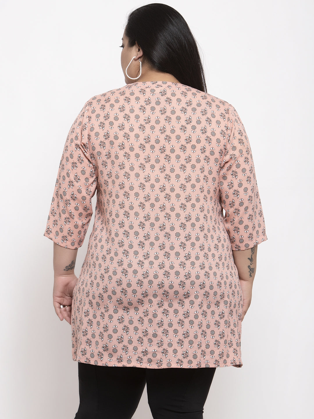 Women Pink Printed Tunic