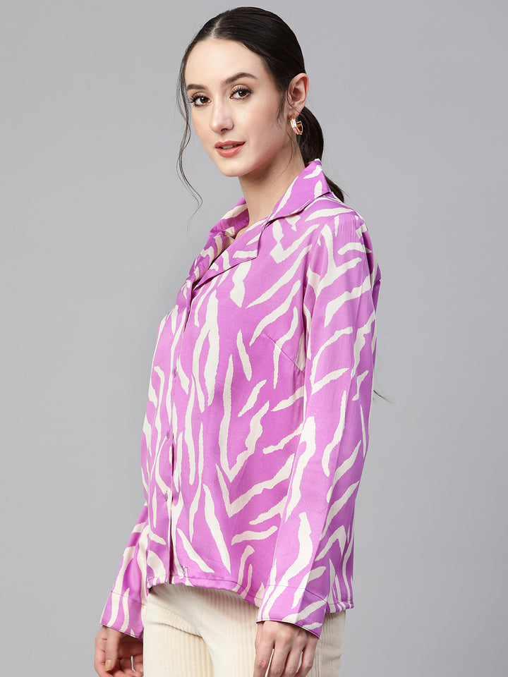 Women Opaque Printed Casual Shirt