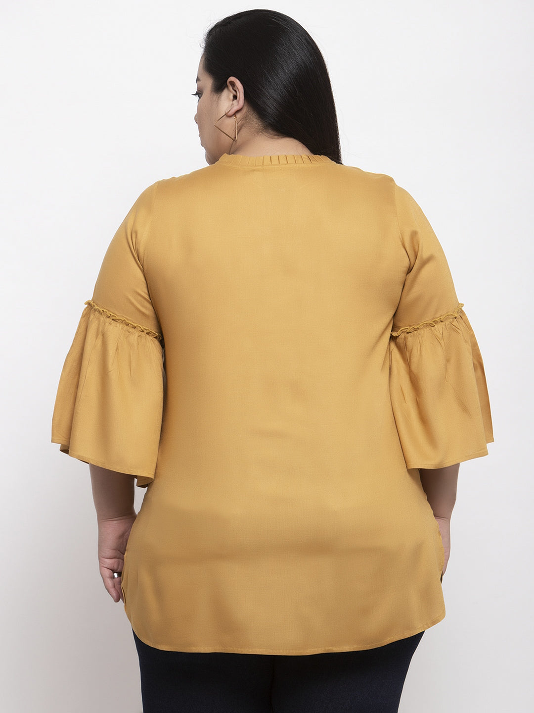 Mustard Yellow Solid Tunic