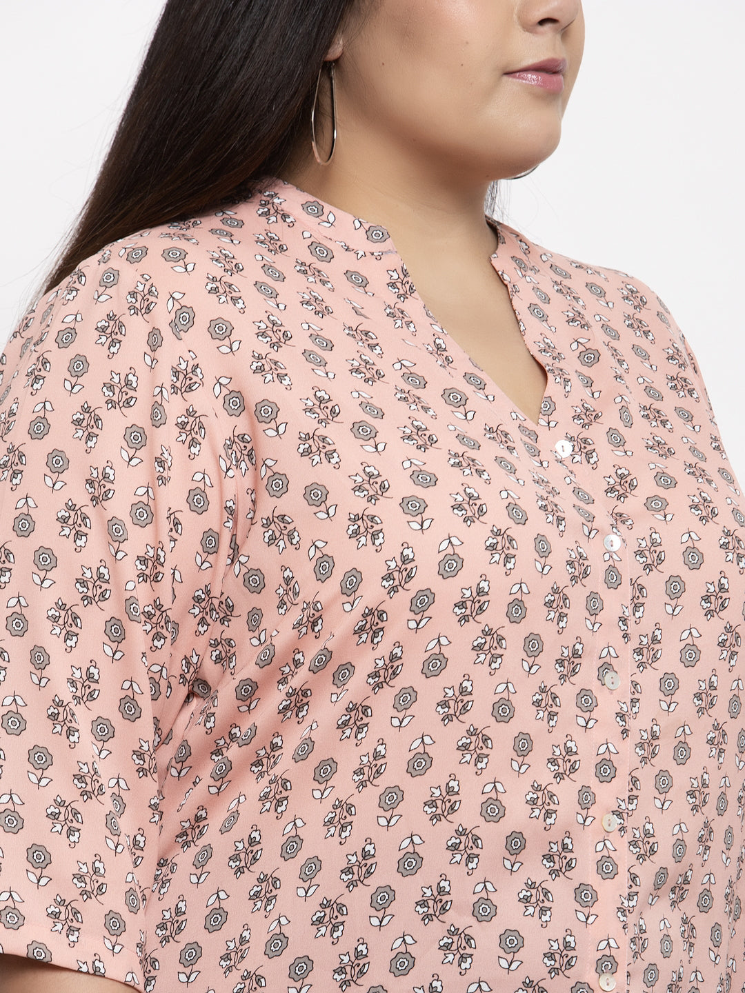 Women Pink Printed Tunic