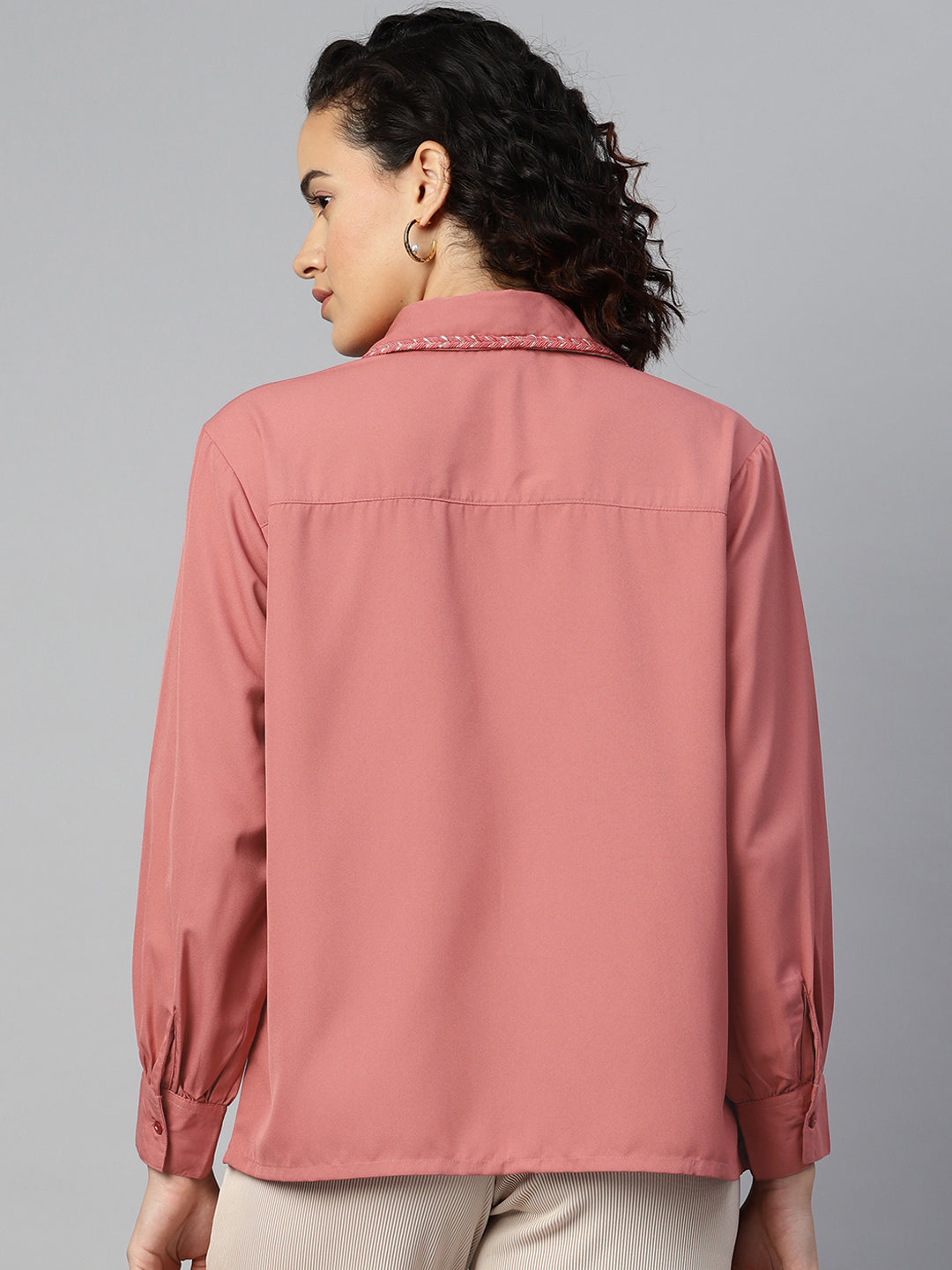 Solid Opaque Casual Shirt