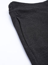 Women Charcoal Solid Joggers