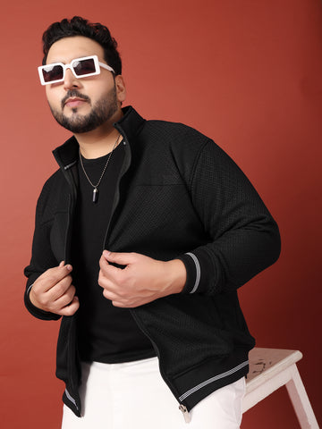 Plus Size Men Sporty Jacket