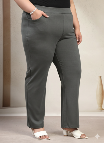 Plus Size Regular Fit Slip-On Jeggings