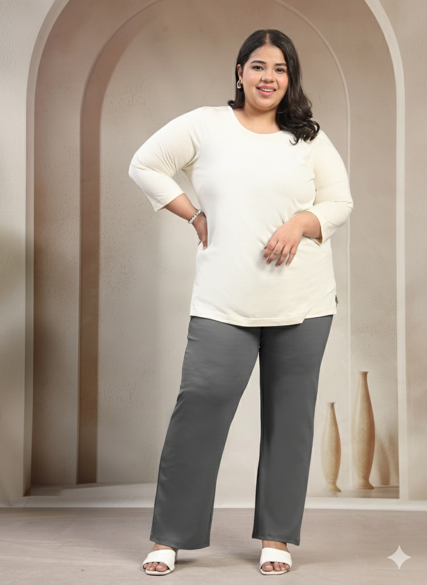 Plus Size Regular Fit Slip-On Jeggings