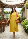 Plus Size A-Line Midi Dress