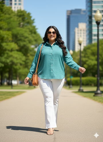 Plus Size Women Casual Shirt