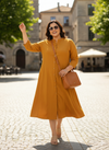 Plus Size A-Line Midi Dress