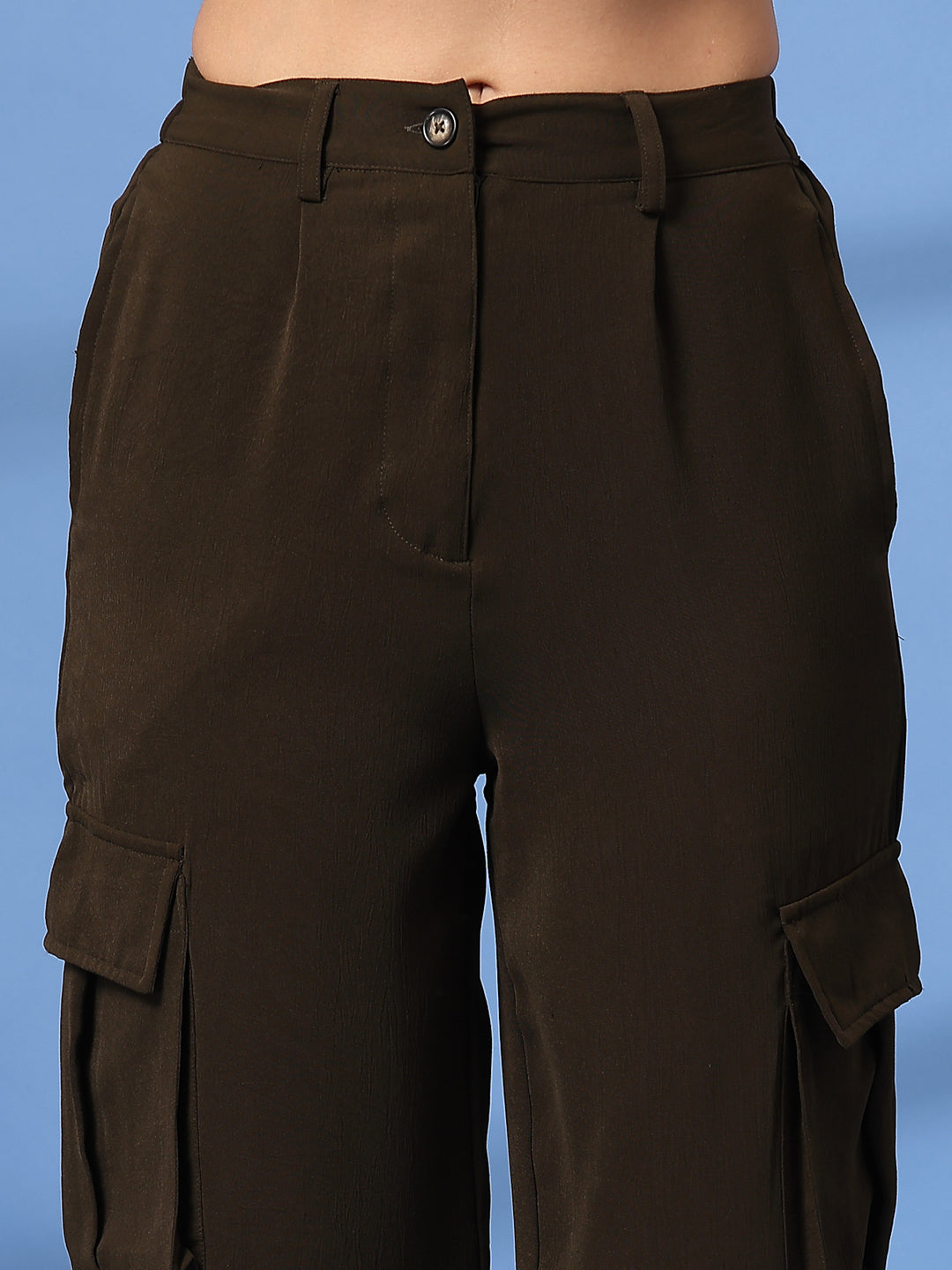 Women Pleated Cargos Trousers