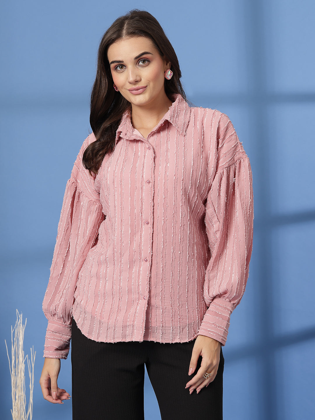 Women Opaque Casual Shirt