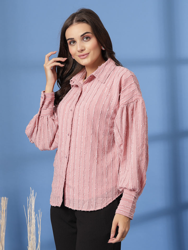 Women Opaque Casual Shirt