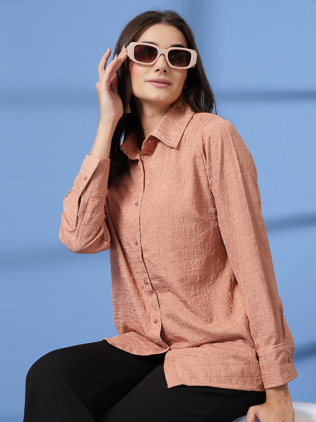 Women Opaque Casual Shirt