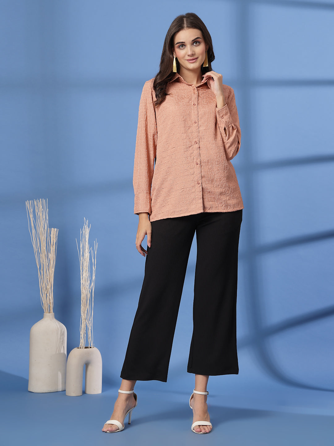 Women Opaque Casual Shirt