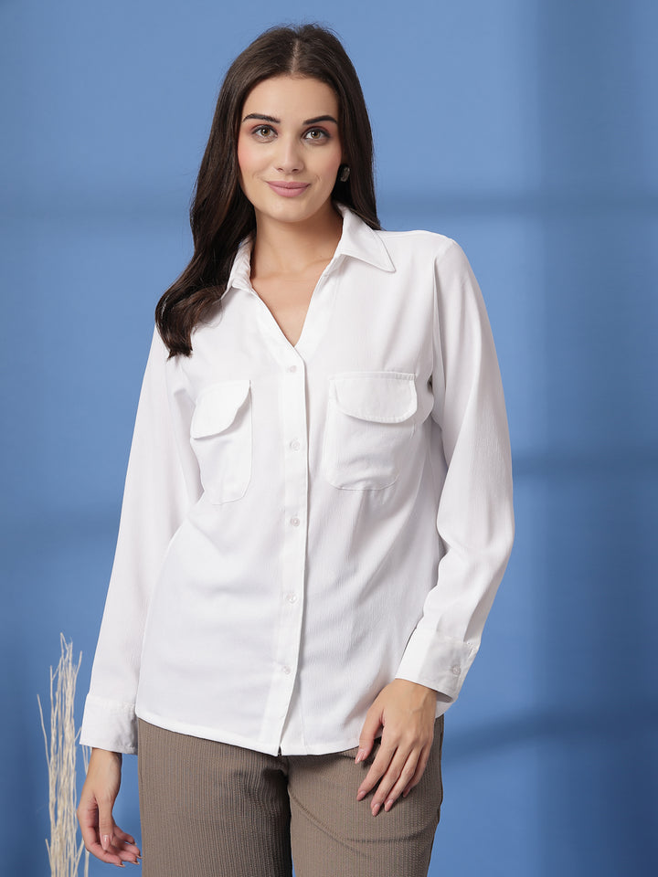 Women Opaque Casual Shirt