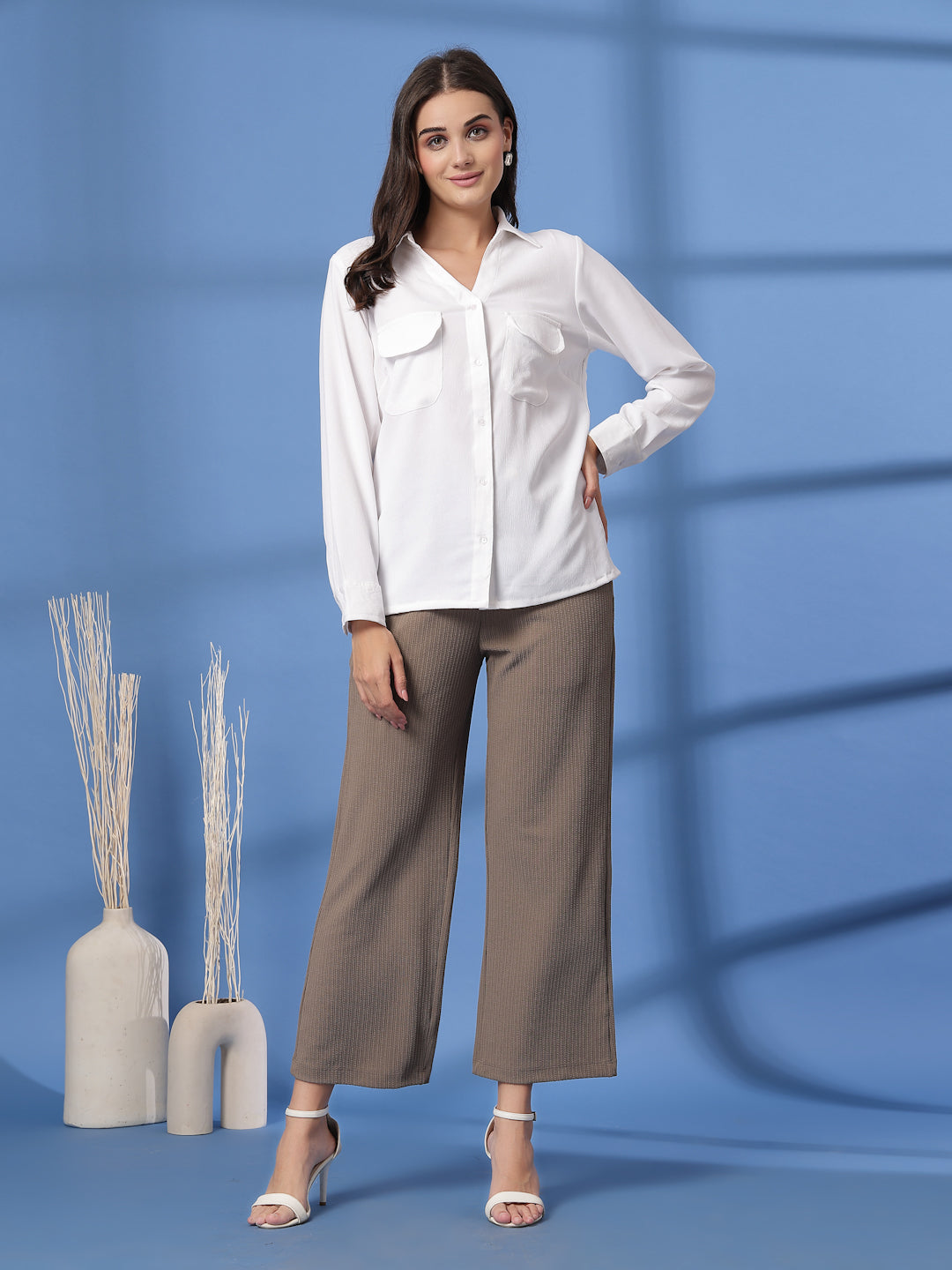 Women Opaque Casual Shirt