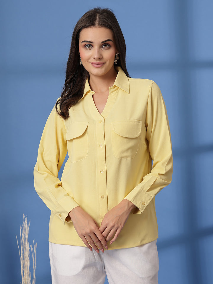 Women Opaque Casual Shirt