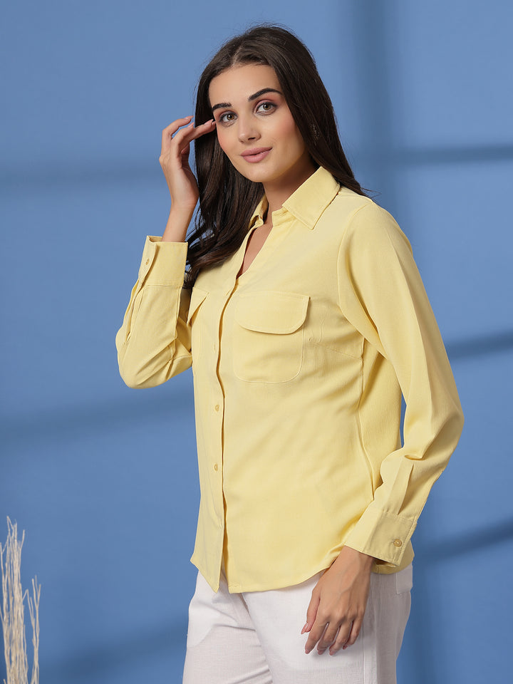 Women Opaque Casual Shirt