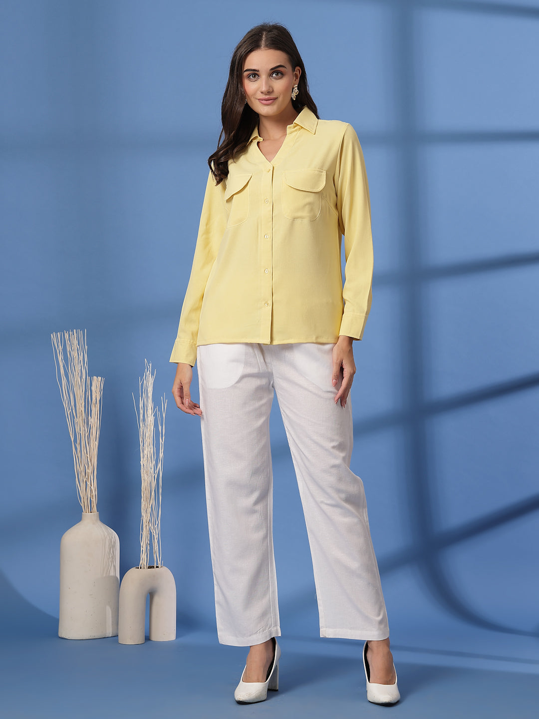 Women Opaque Casual Shirt