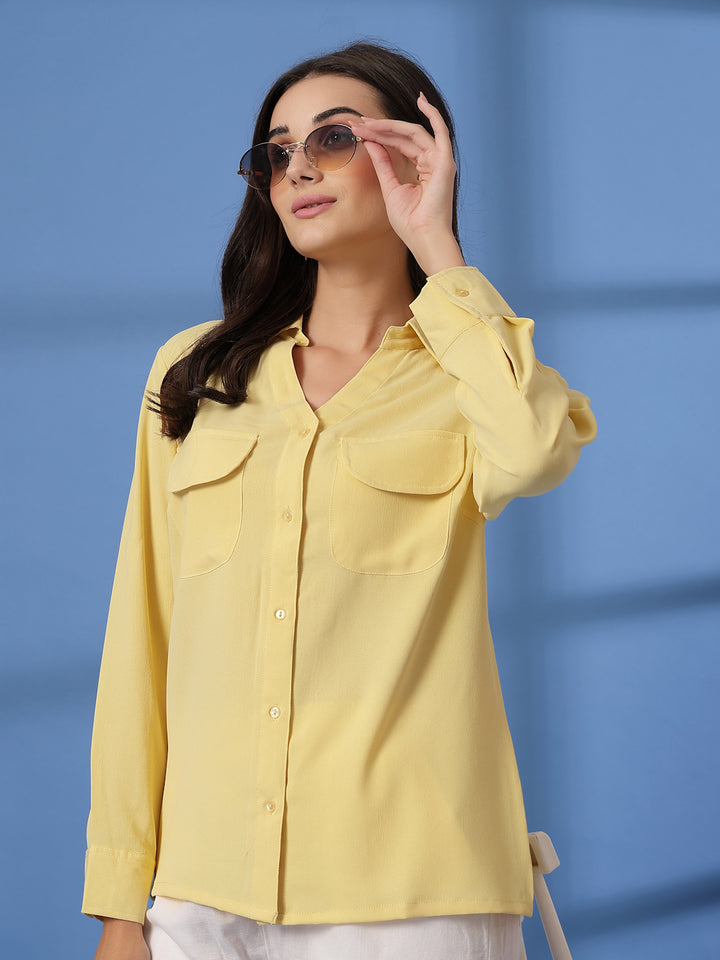 Women Opaque Casual Shirt