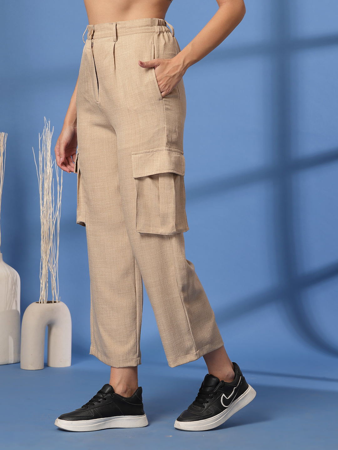 Women Pleated Trousers