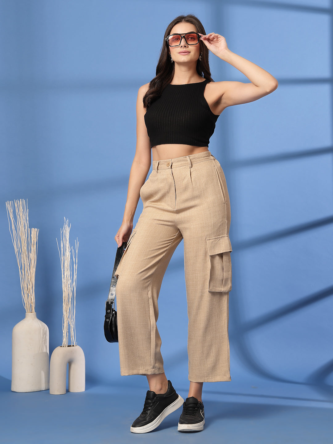 Women Pleated Trousers