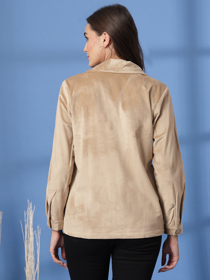 Women Open Front Jacket