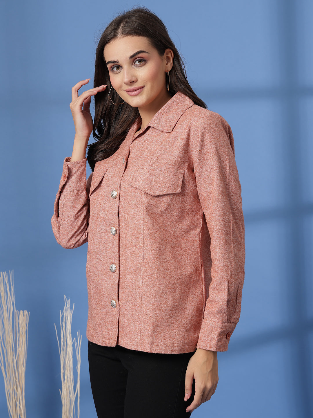 Women Open Front Jacket