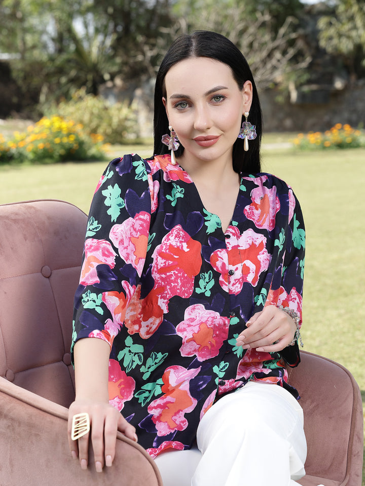 Floral Print Top