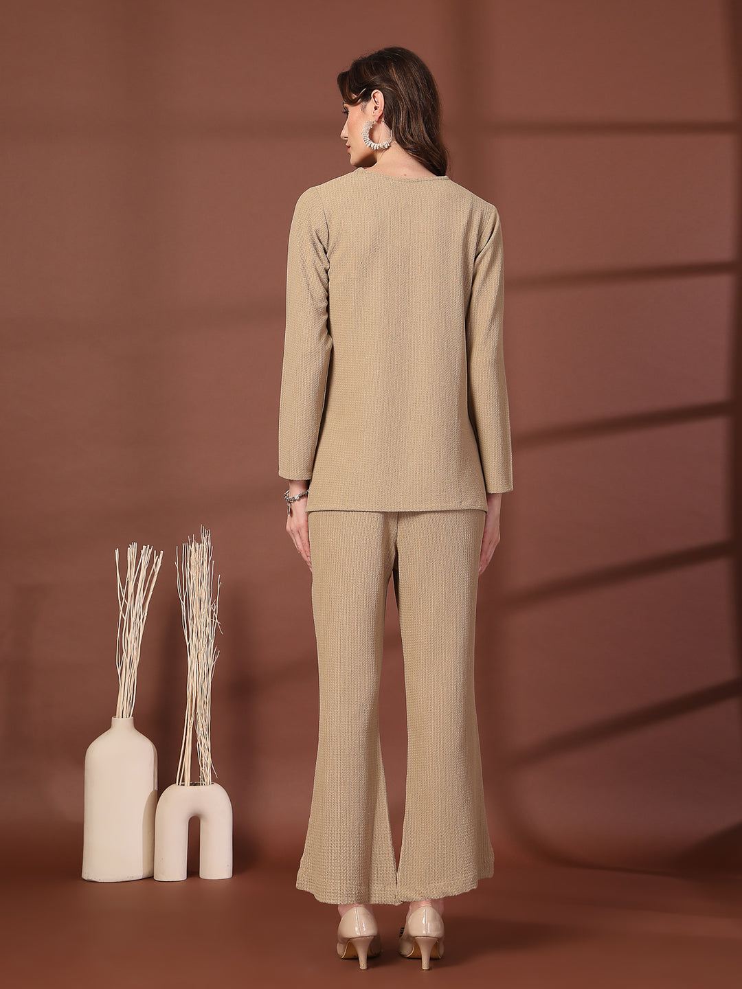 Self-Design Top With Trousers Co-Ords