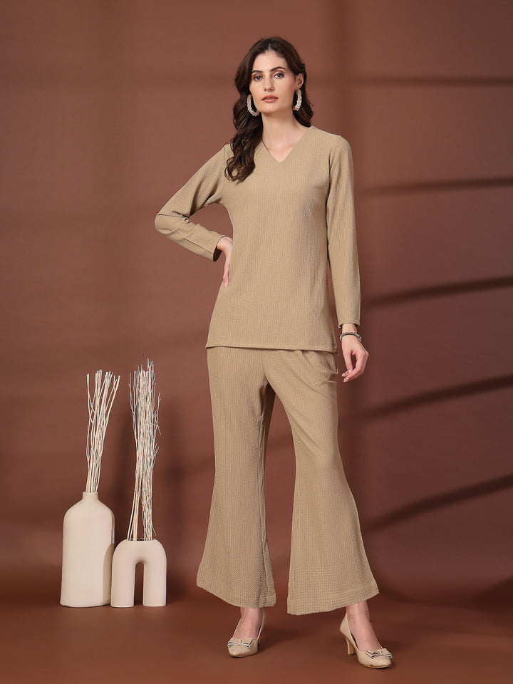 Self-Design Top With Trousers Co-Ords