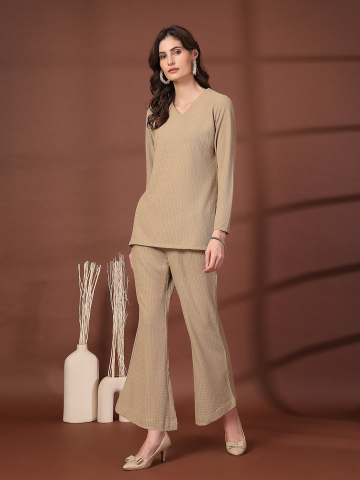 Self-Design Top With Trousers Co-Ords