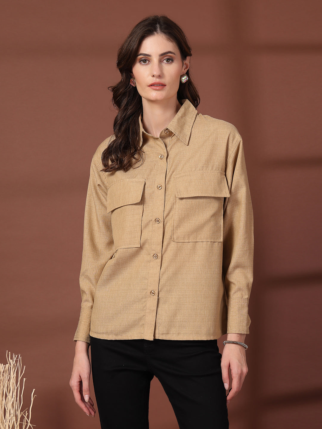 Women Opaque Casual Shirt