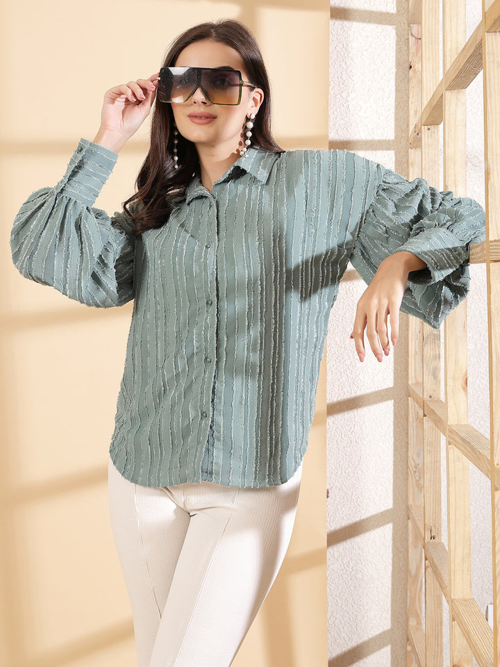 Women Opaque Casual Shirt