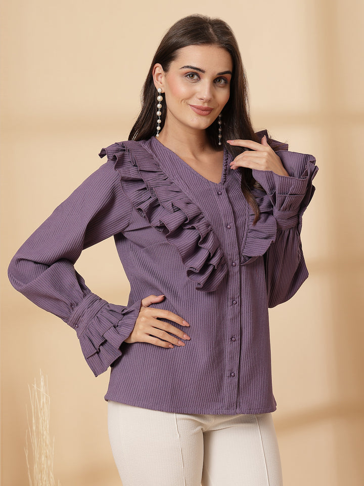 Women Opaque Casual Shirt