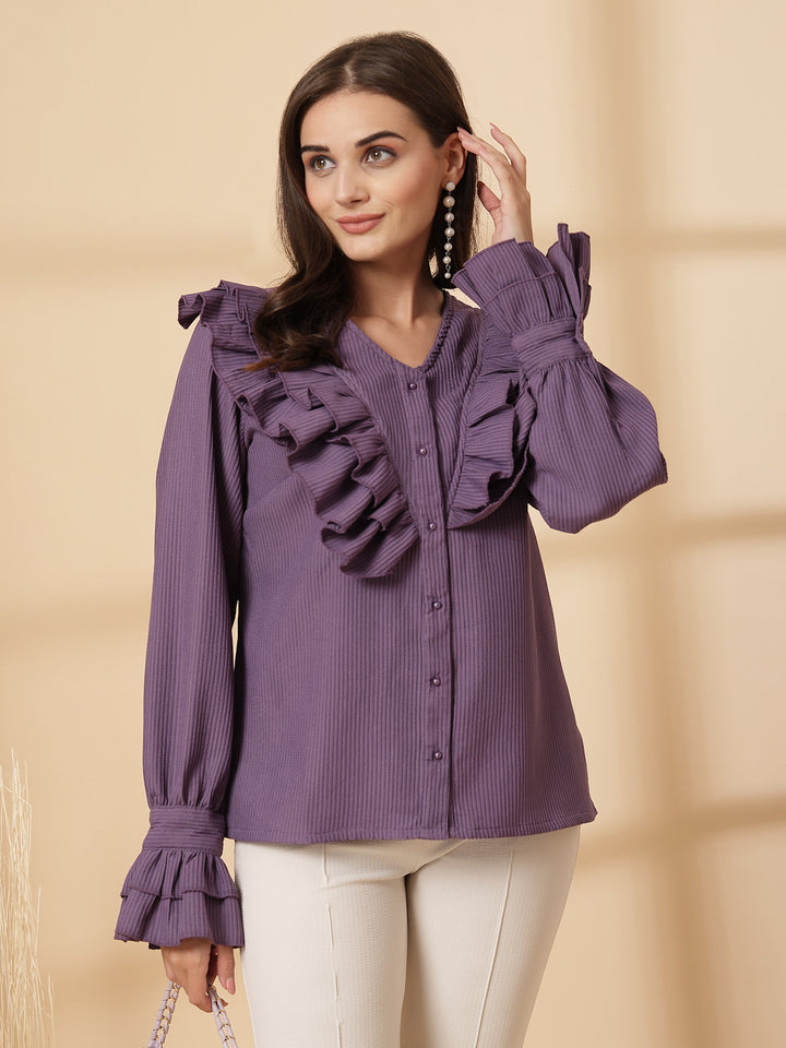 Women Opaque Casual Shirt