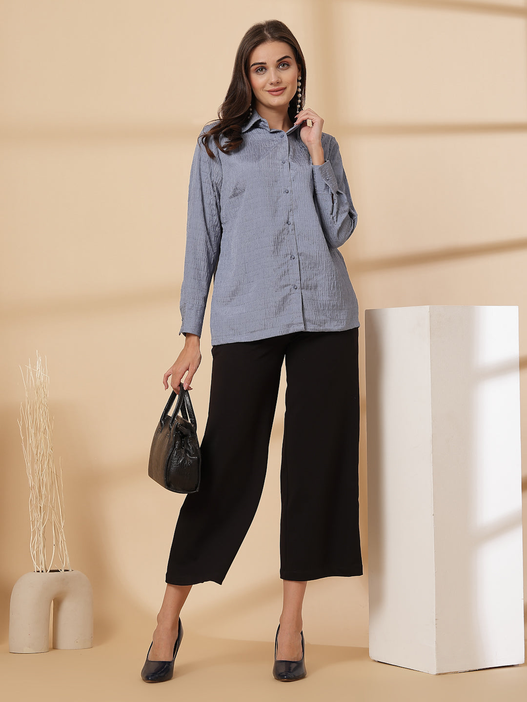 Women Opaque Casual Shirt