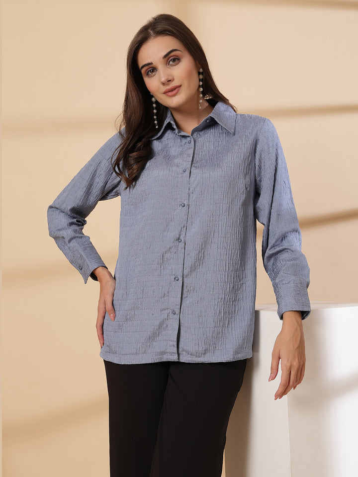 Women Opaque Casual Shirt