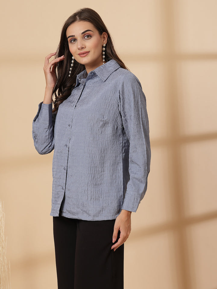 Women Opaque Casual Shirt