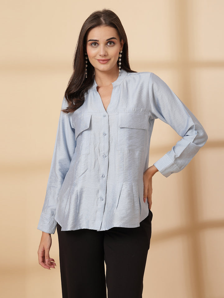 Women Opaque Casual Shirt