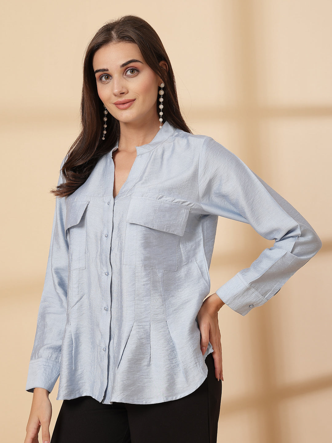 Women Opaque Casual Shirt