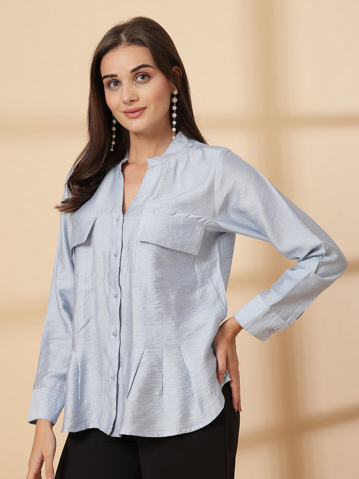 Women Opaque Casual Shirt