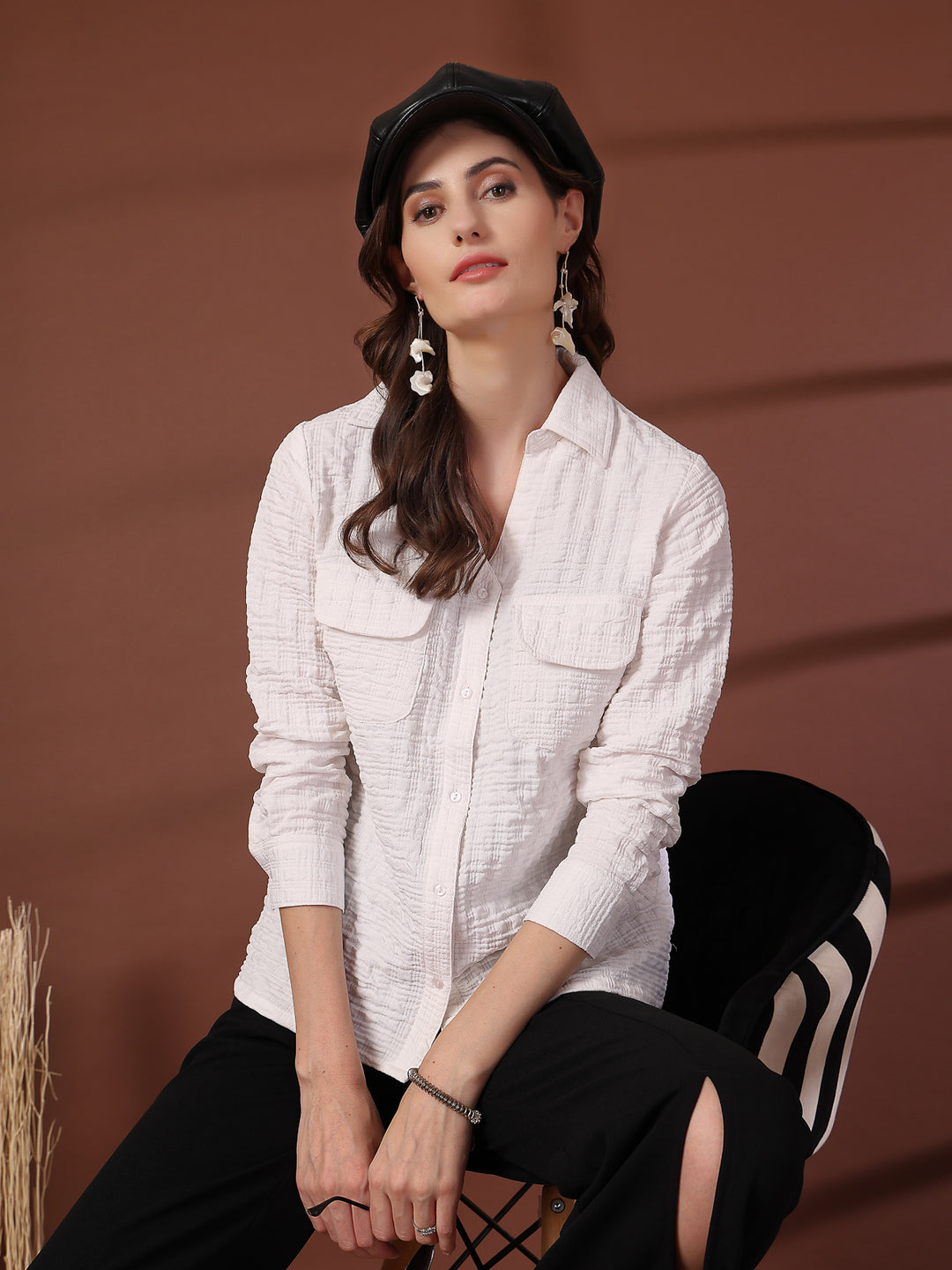 Women Opaque Casual Shirt