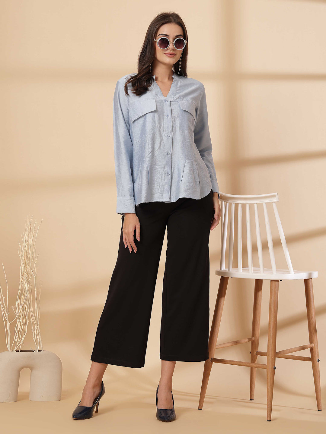 Women Opaque Casual Shirt