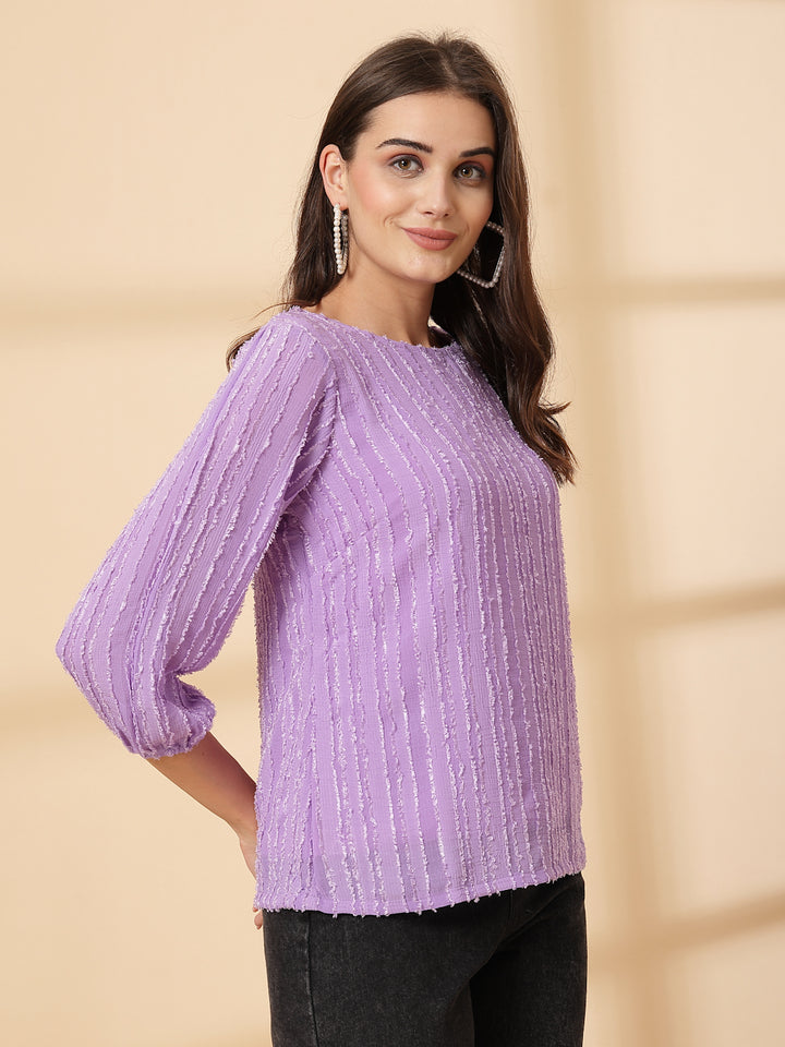 Women Puff Sleeve Regular Top