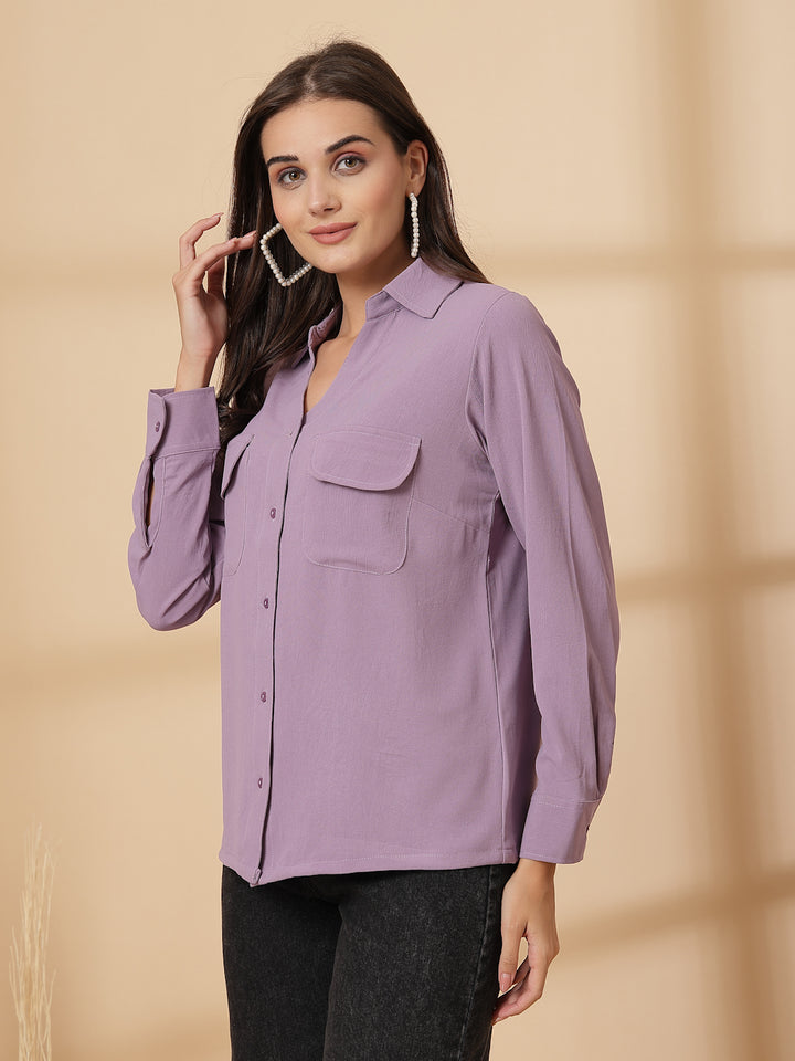 Women Opaque Casual Shirt