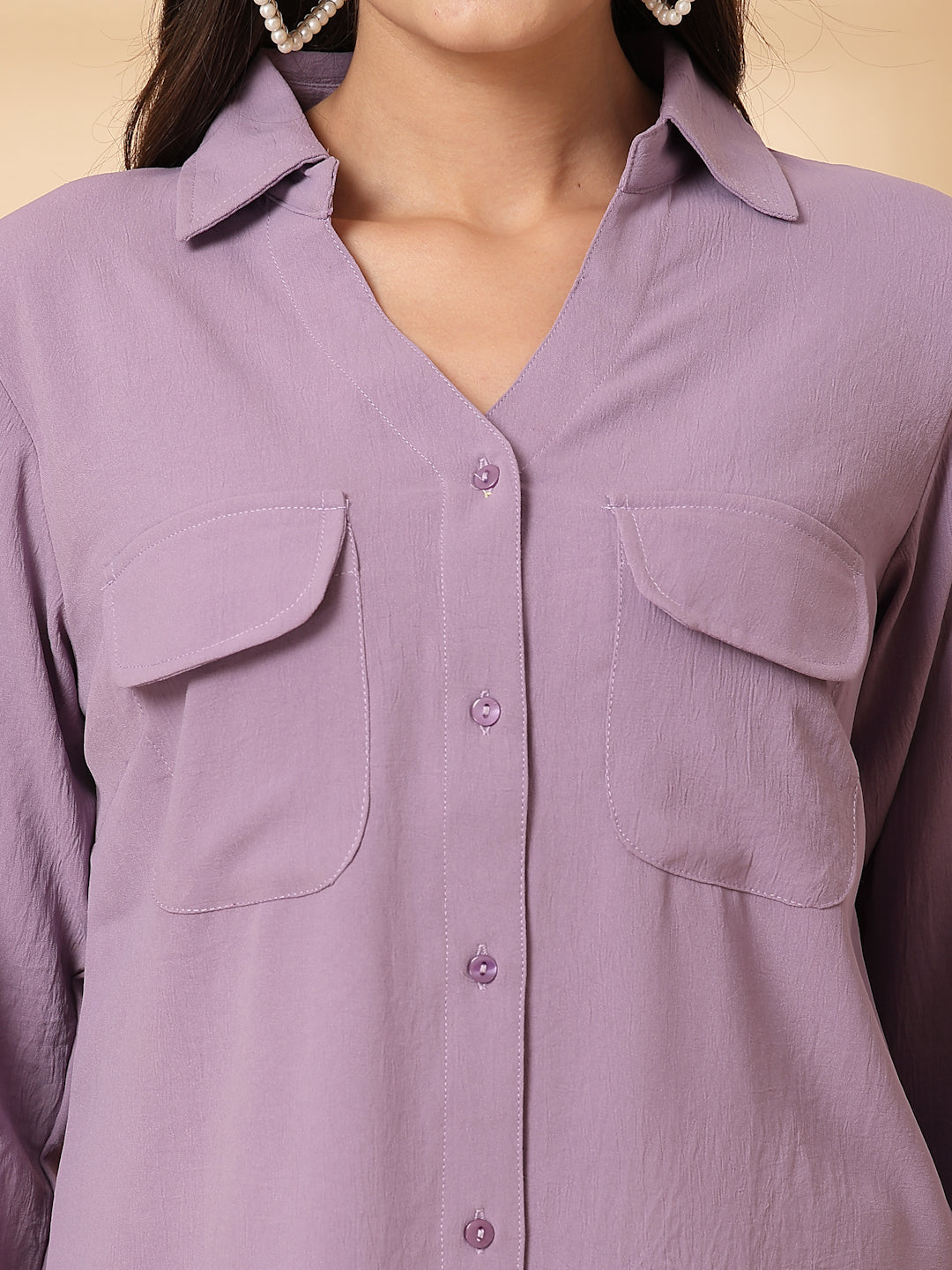 Women Opaque Casual Shirt